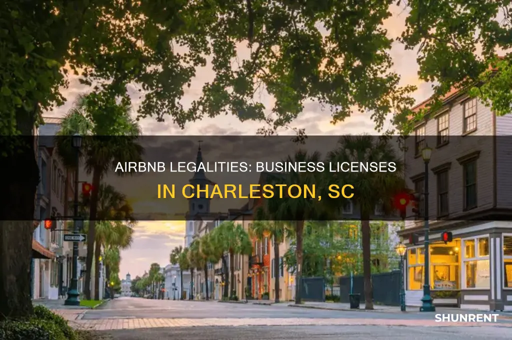do you need business license to rent airbnb charlestons c