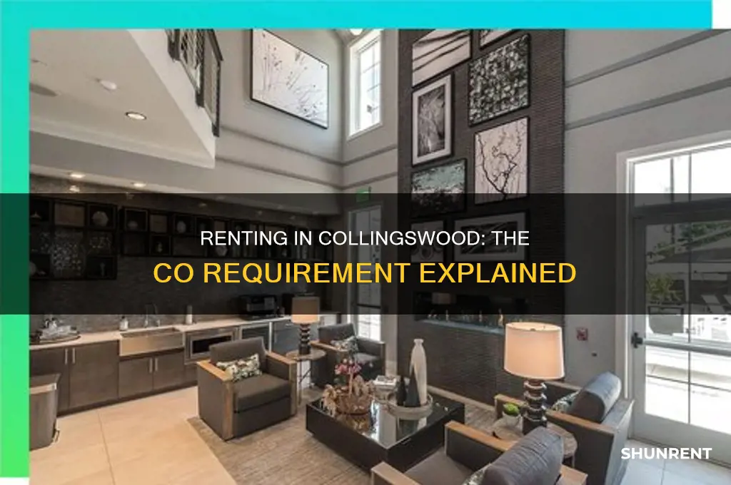 do you need co in collingswood to rent apt