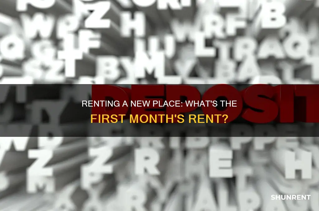 do you need fist month rent to move