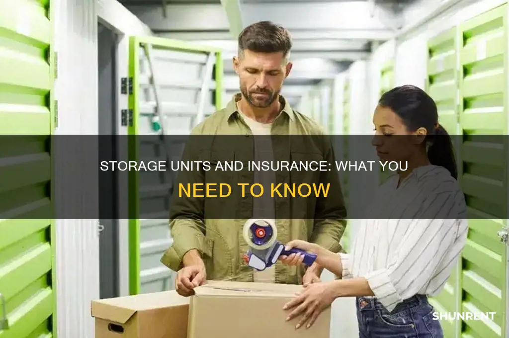 do you need insurance to rent a storage unit