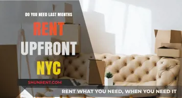 Renting in NYC: Last Month's Rent Upfront