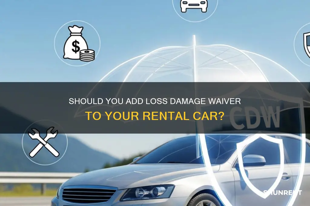do you need ldw when renting vehicle