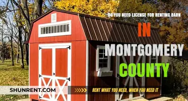 License Requirements for Barn Rentals in Montgomery County