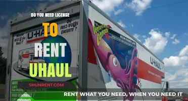Do You Need a License to Rent a U-Haul? Find Out Now