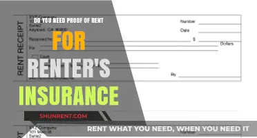 Renters Insurance: Proof of Rent Needed?