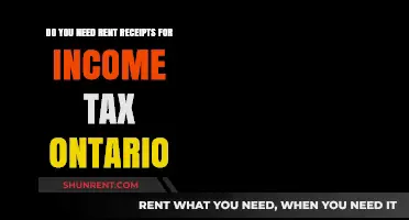 Rent Receipts: Necessary for Ontario Income Tax Returns?