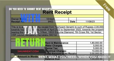 Rent Receipts: Necessary for Tax Returns?