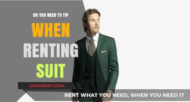 Tipping Etiquette When Renting a Suit