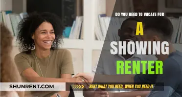 Showing a Rental: Vacate or Stay?