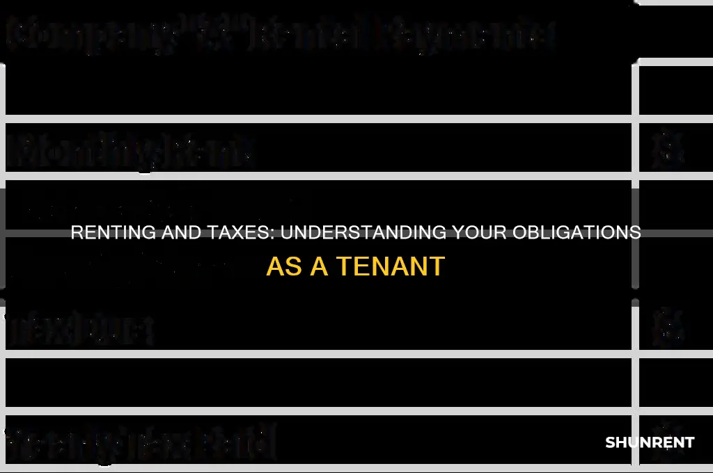 do you owe taxes if you rent