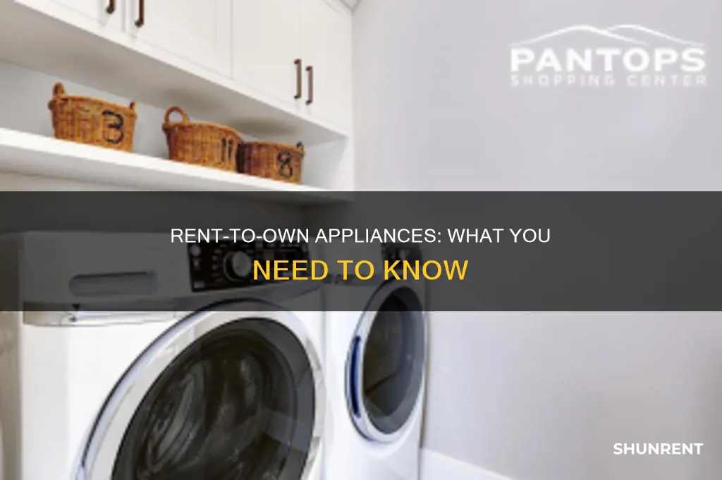 do you own the appliance with rent a center