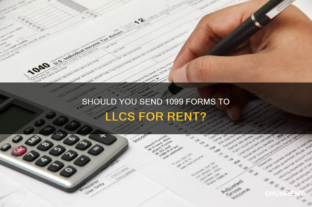 do you send 1099 to llc for rent payments