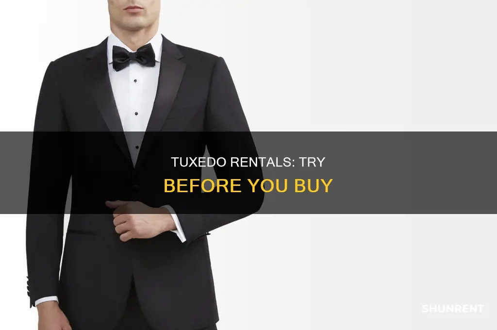 do you try on tuxedo when renting them