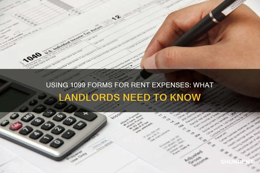 do you use 1099 for rent expense
