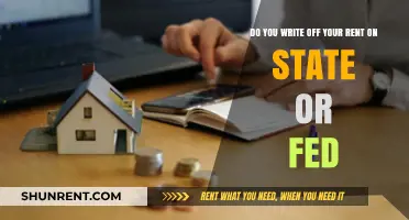 Rent Write-Offs: State or Federal?