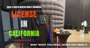 Booth Renters: Business Licenses in California