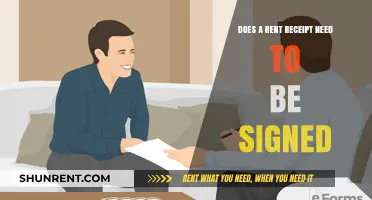 Rent Receipt Signature: Is It Necessary?
