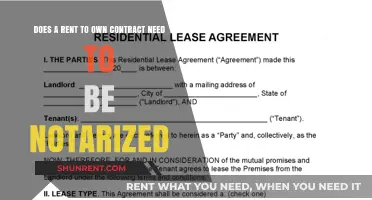 Rent-to-Own Contracts: Do They Need Notarization?