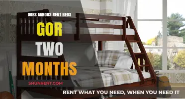 Does Aaron's Offer Short-Term Bed Rentals for Two Months?