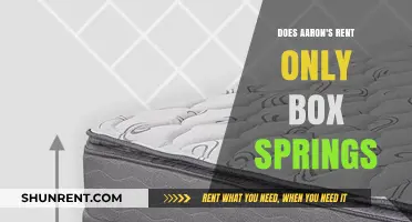 Aaron's Rental Policies: Box Springs Only or Full Mattress Sets?