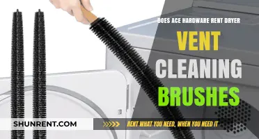 Ace Hardware: Rent Dryer Vent Cleaning Brushes?
