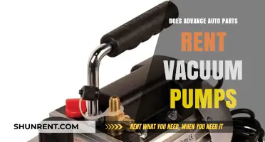 Does Advance Auto Parts Rent Vacuum Pumps? Your Guide to Availability