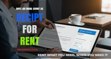 Email Receipts: Valid Rent Proof?