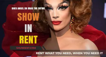 Does Angel Stay in Drag Throughout Rent?