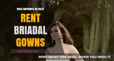 Anthony's in Foley: Bridal Gown Rentals Available or Not?