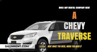 Chevy Traverse: Which Rental Companies Offer This?