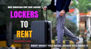 Barcelona Port: Are There Luggage Lockers to Rent?