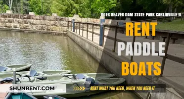 Paddle Boat Rentals at Beaver Dam State Park, Carlinville, IL?