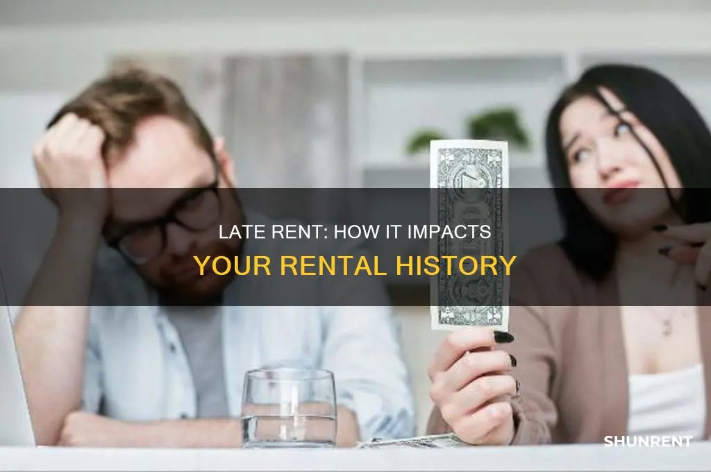 does being late on rent affect rental history