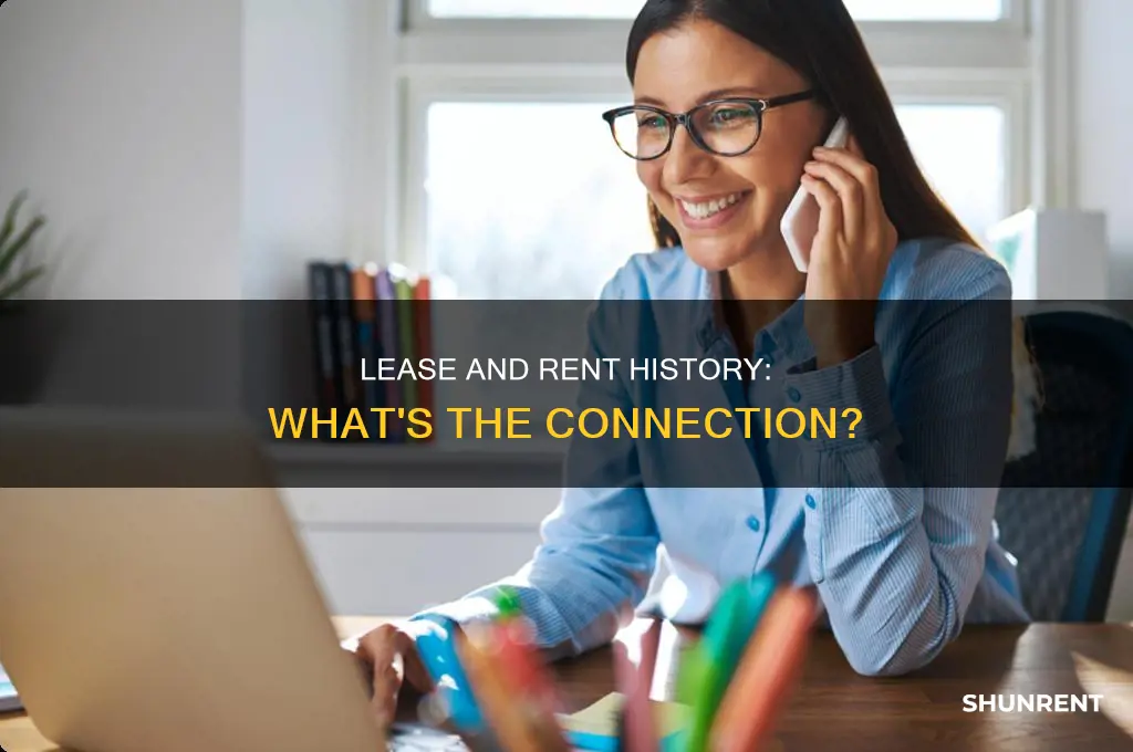 does being on a lease give you rent histroy