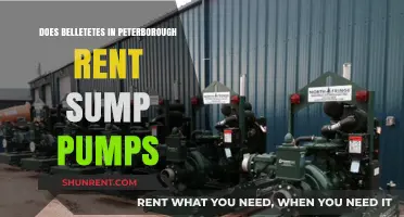 Peterborough's Belletete Rental Services: Sump Pump Availability Explained
