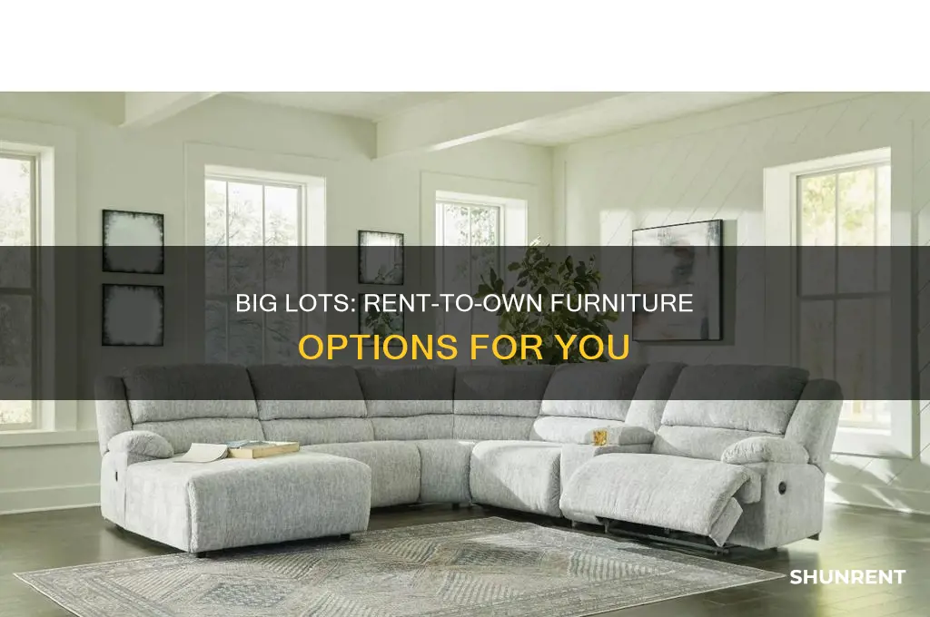 does big lots have rent to own furniture