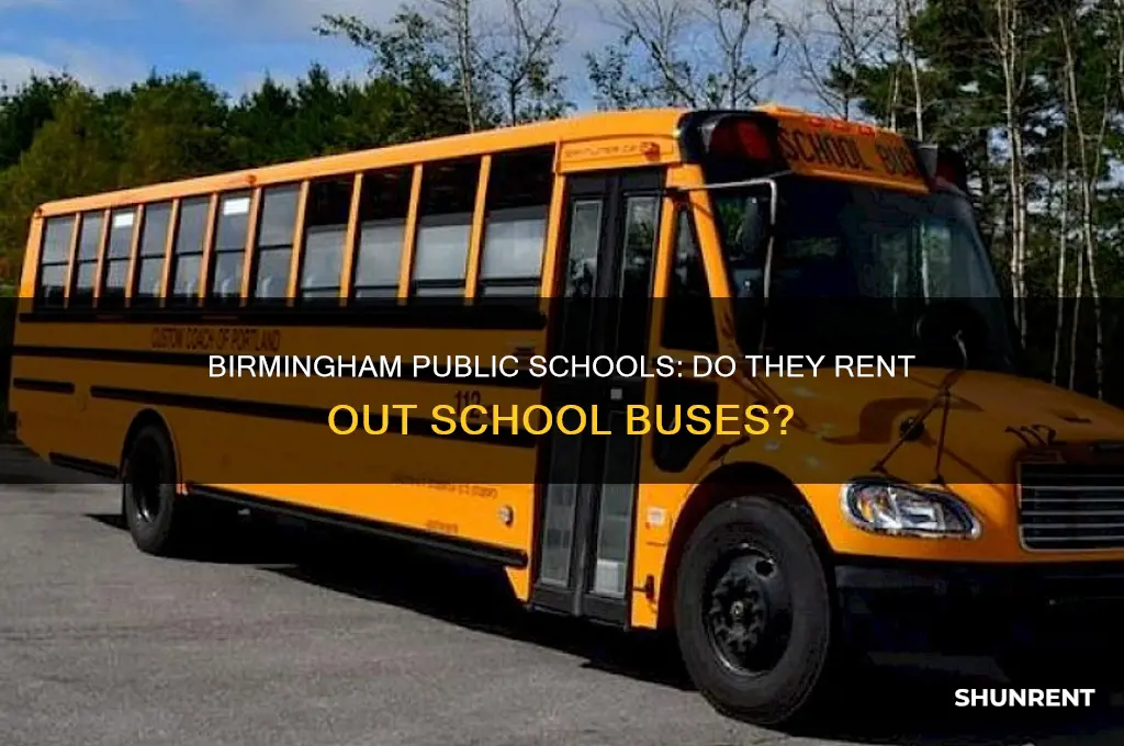 does birmingham public rent oeut school buses