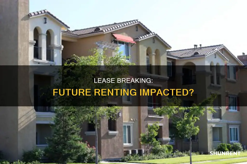 does breaking a lease affect your ability to rent