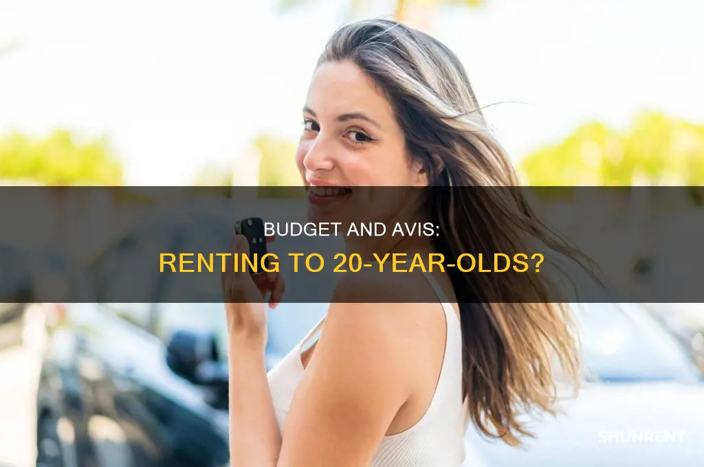 does budget or avis rent to 20 yar ols