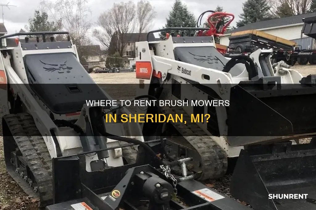 does bush hardware in sheridan mi rent brush mowers