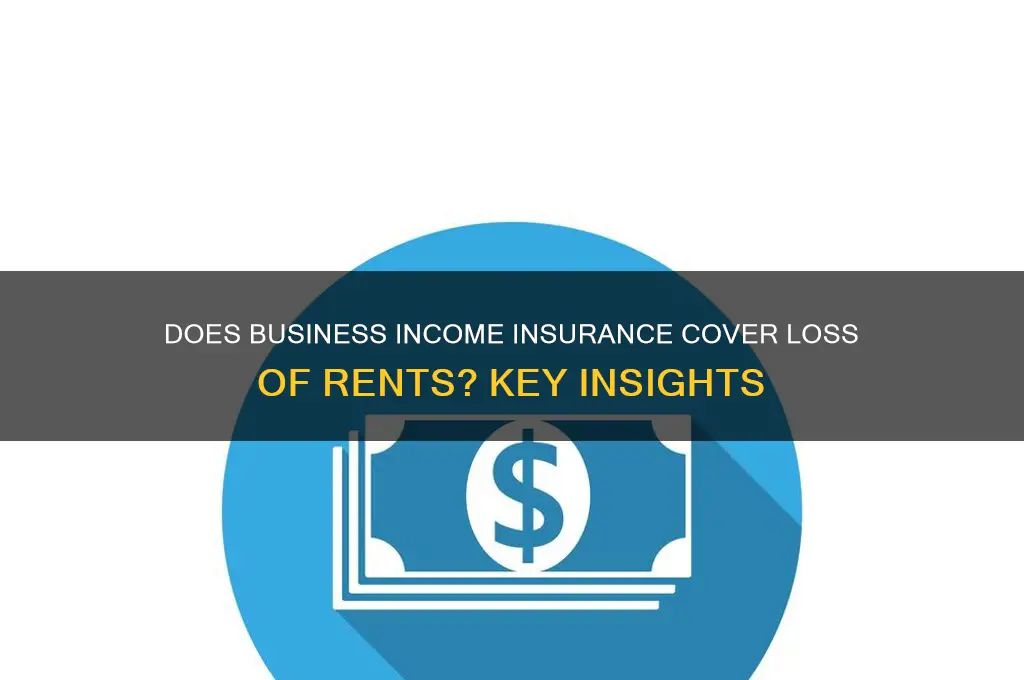 does business income cover loss of rents