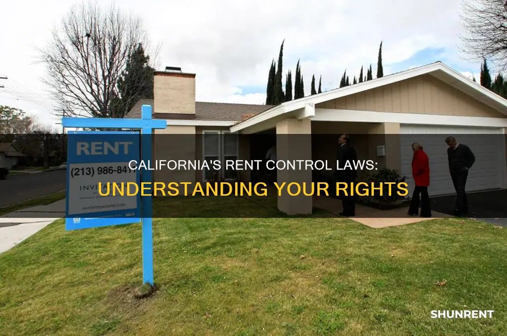 does ca have laws prohibiting excessive raises in rent