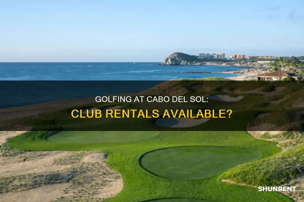does cabo del sol golf course rent clubs
