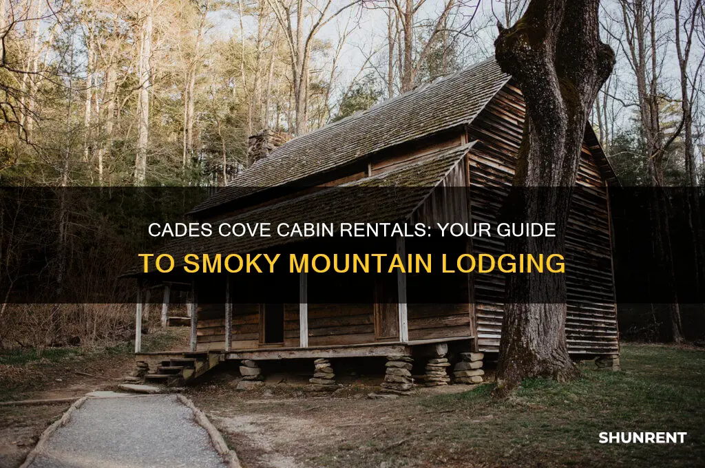 does cades cove have cabins to rent