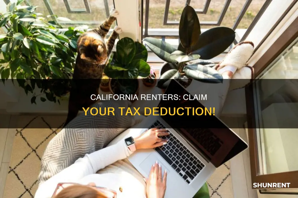 does california give taxpayers deduction for rent paid