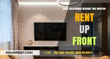 Renting in California: Two Months' Rent Upfront?