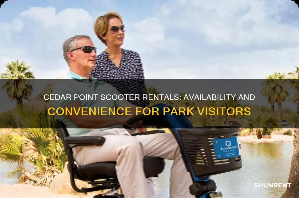 does cedar point have scooters to rent