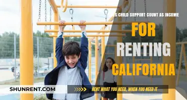 Child Support Income: Renting in California