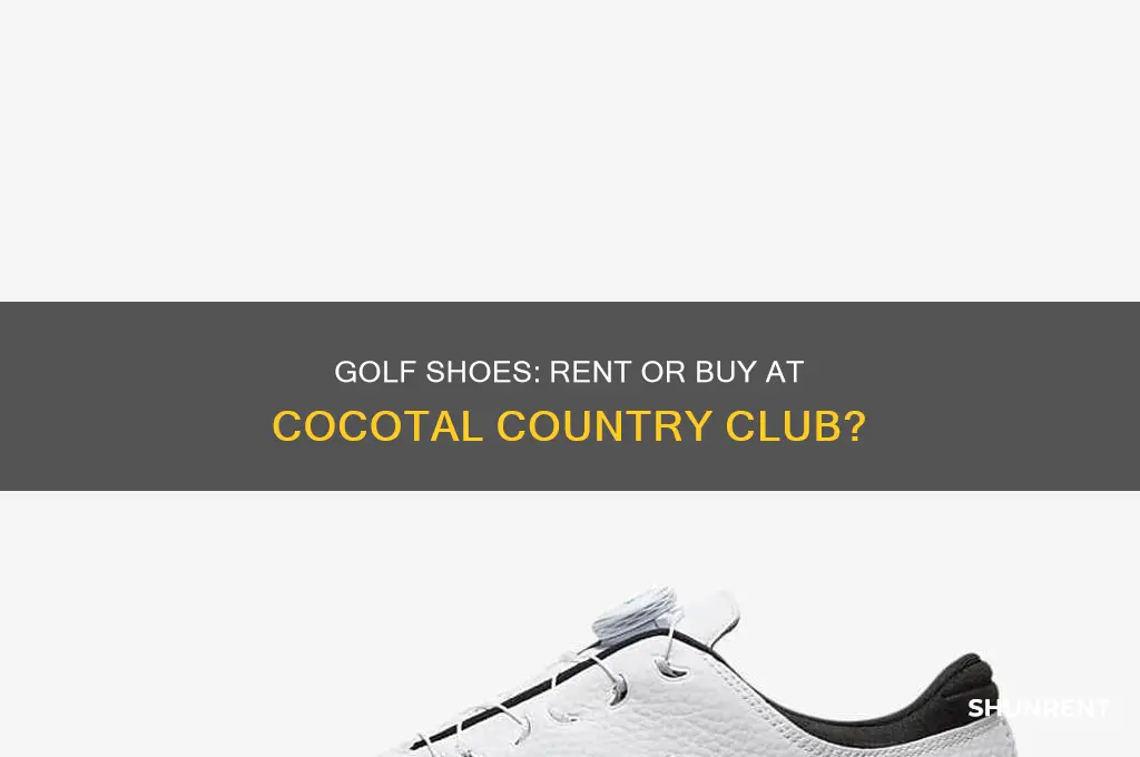 does cocotal golf and country club rent shoes
