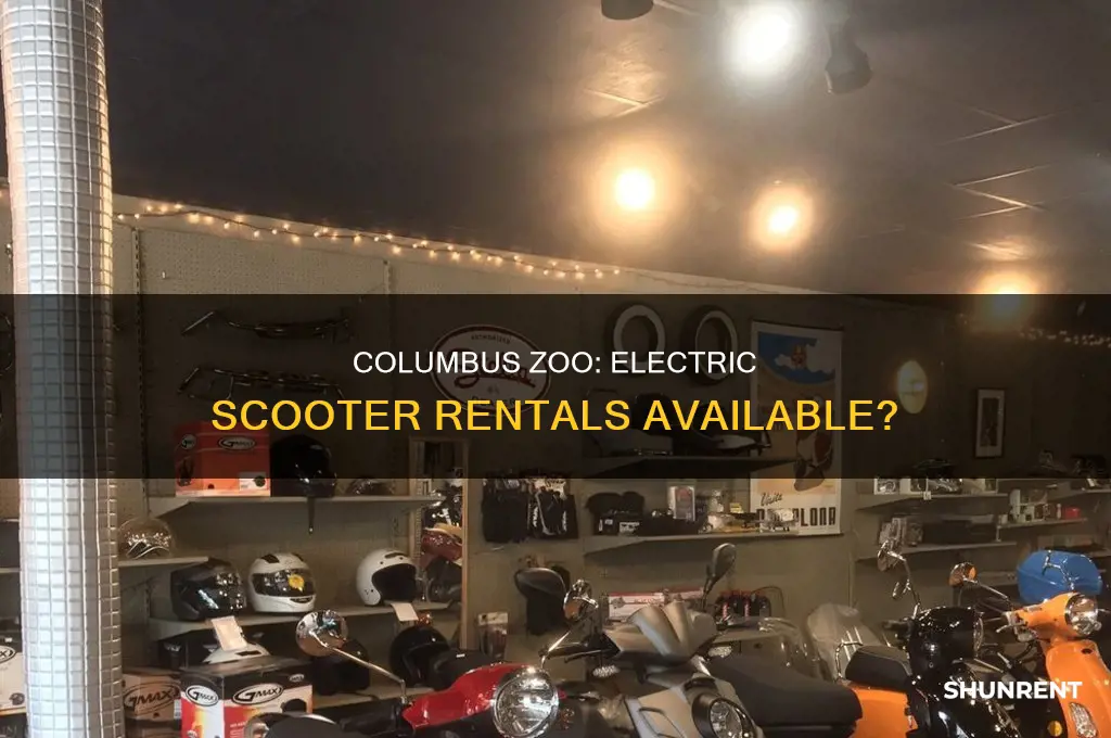 does columbus zoo have electric scotters for rent